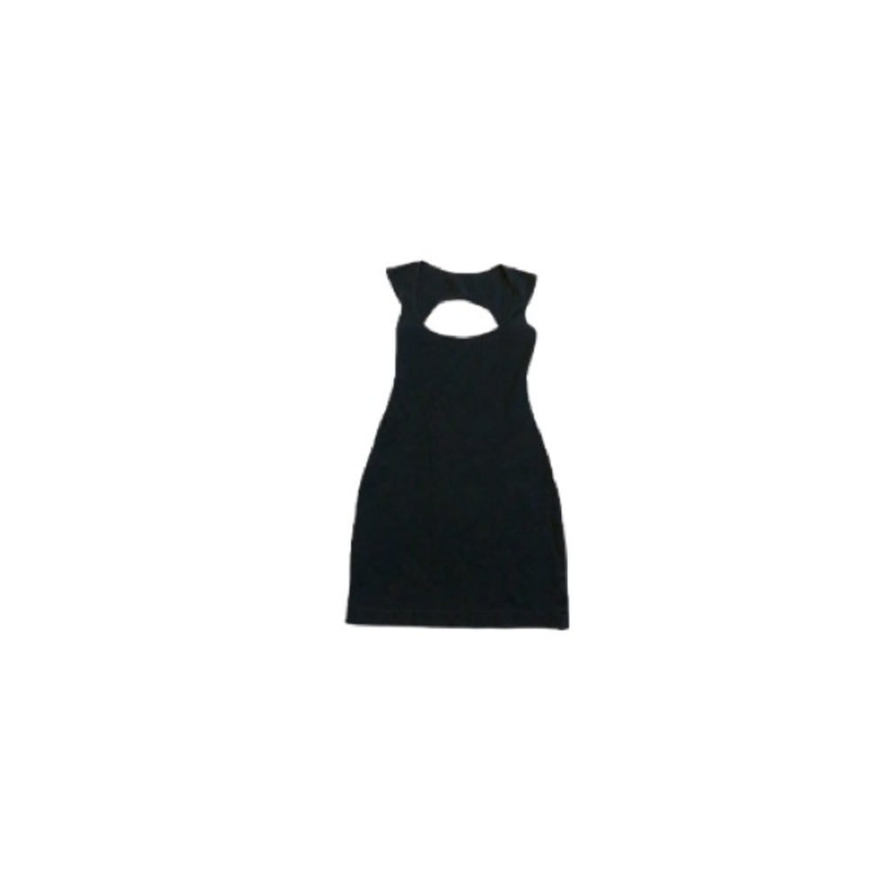 American Apparel Vintage Black Cotton Keyhole Back Tunic - Women’s Size XS